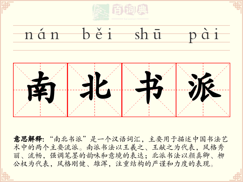 南北书派