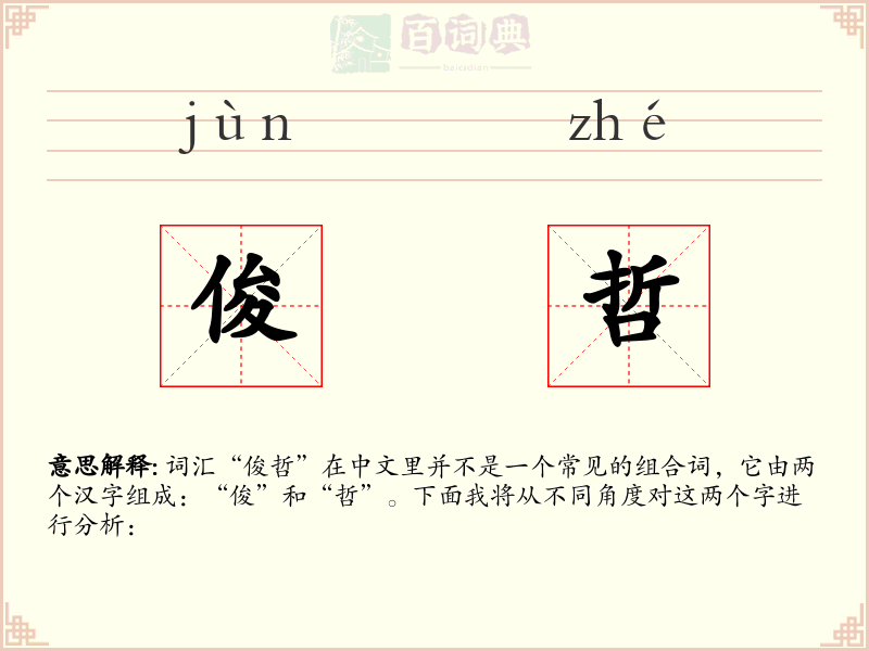 俊哲