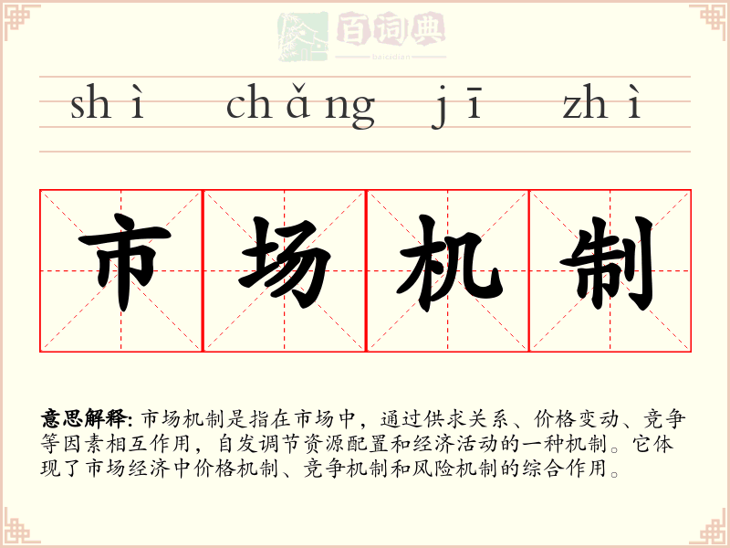 市场机制