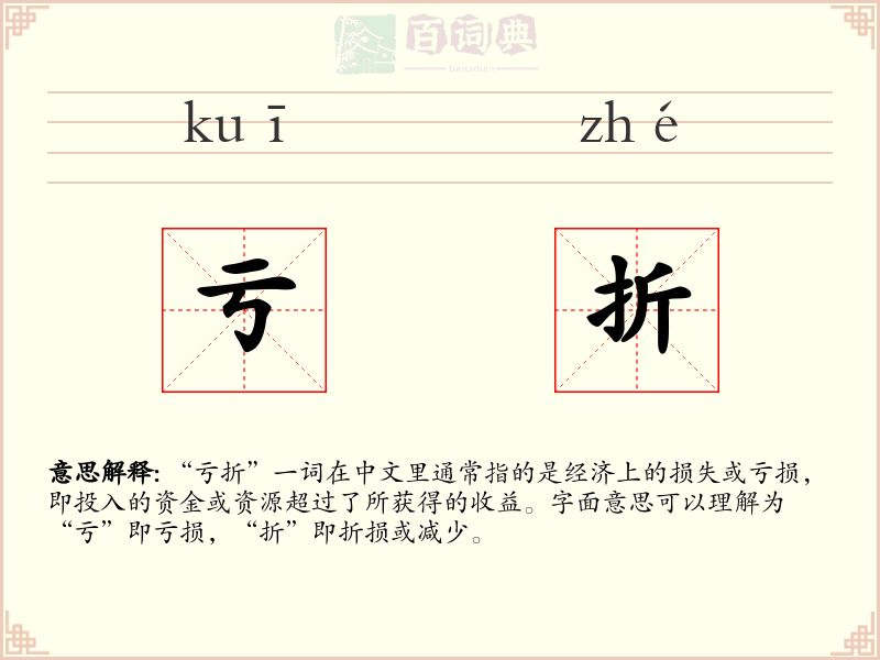 亏折