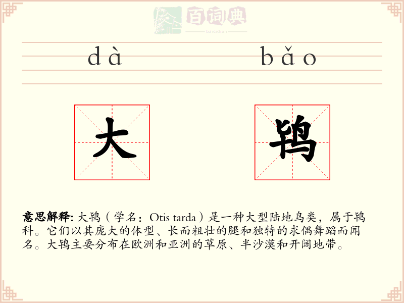 大鸨