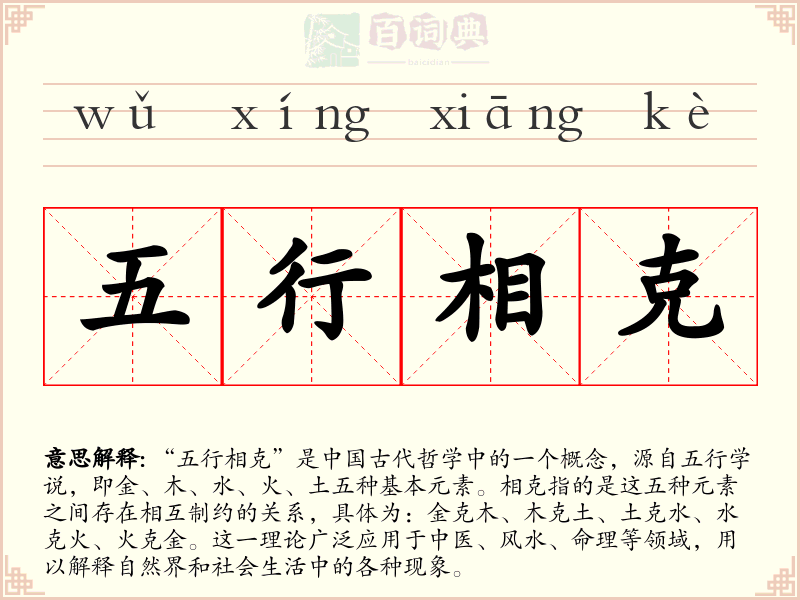 五行相克