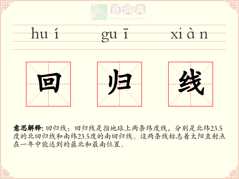 回归线