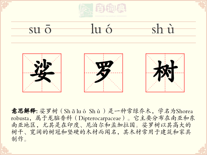 娑罗树