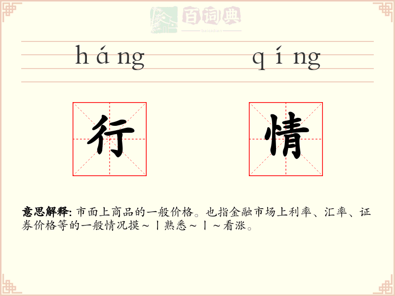 行情