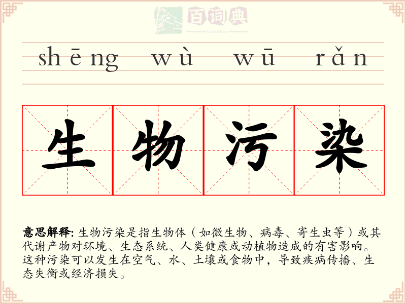 生物污染