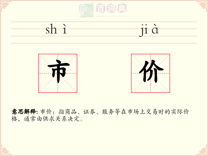 市价