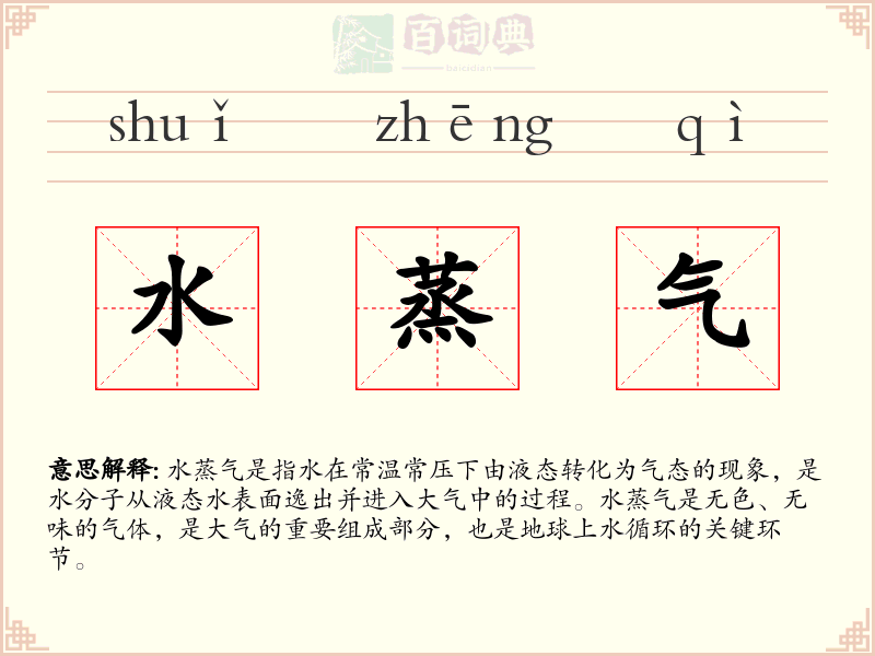 水蒸气