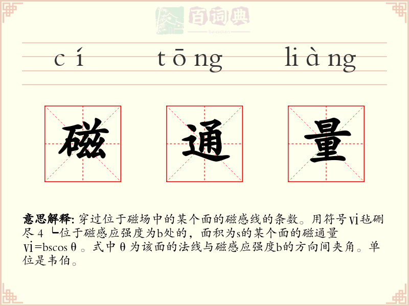 磁通量