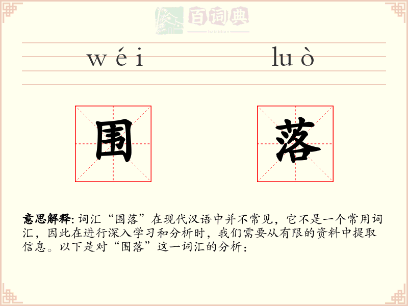 围落