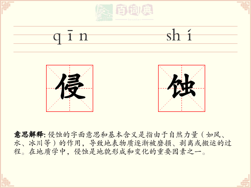 侵蚀