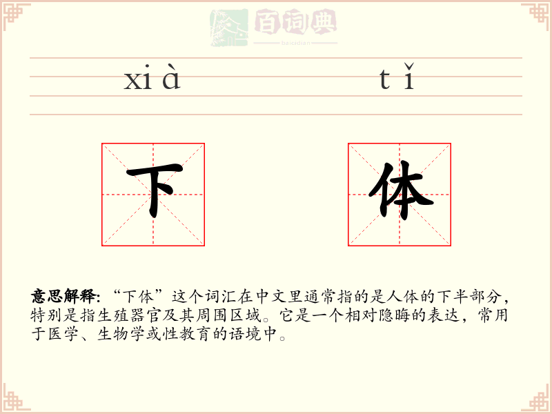 下体