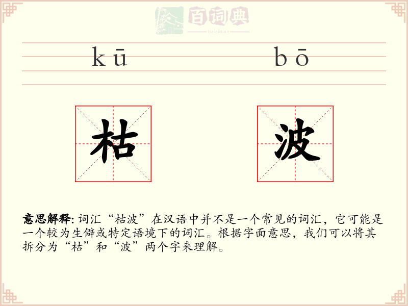 枯波
