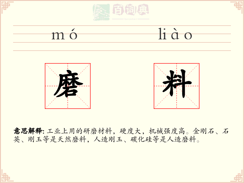 磨料
