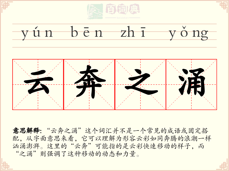 云奔之涌