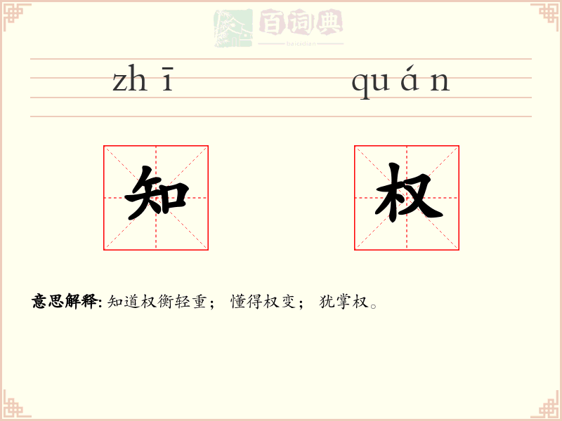 知权