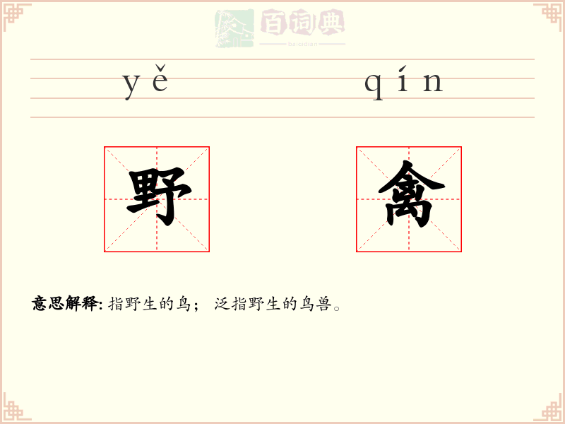 野禽