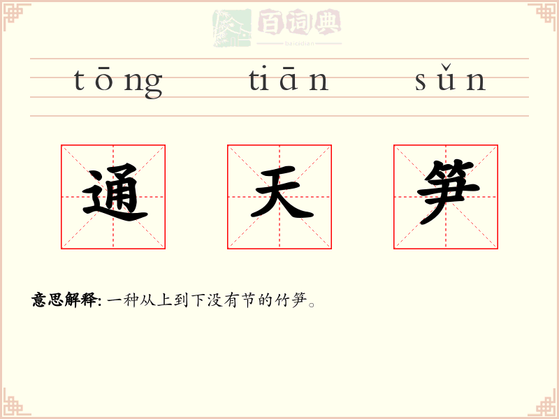 通天笋