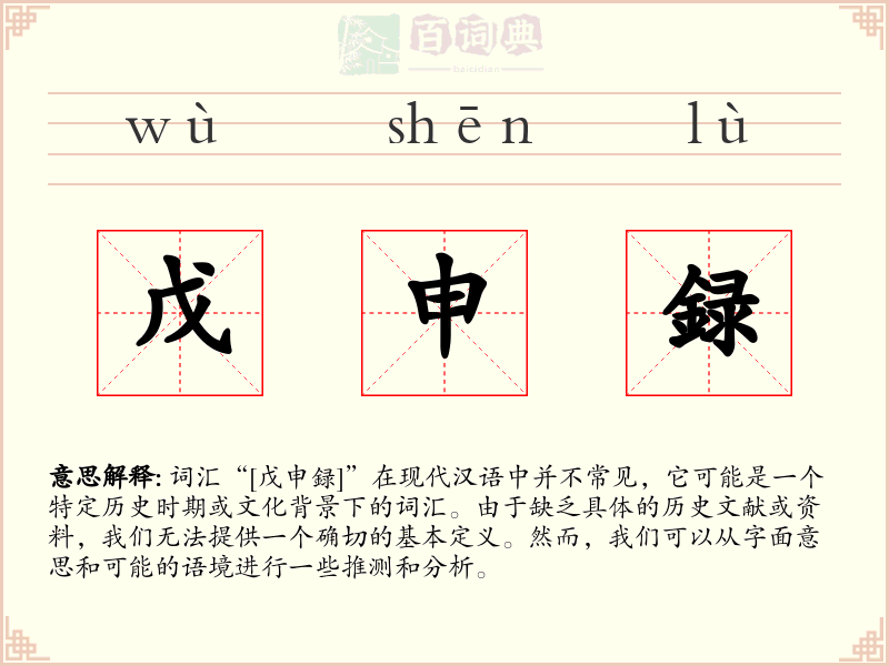 戊申録