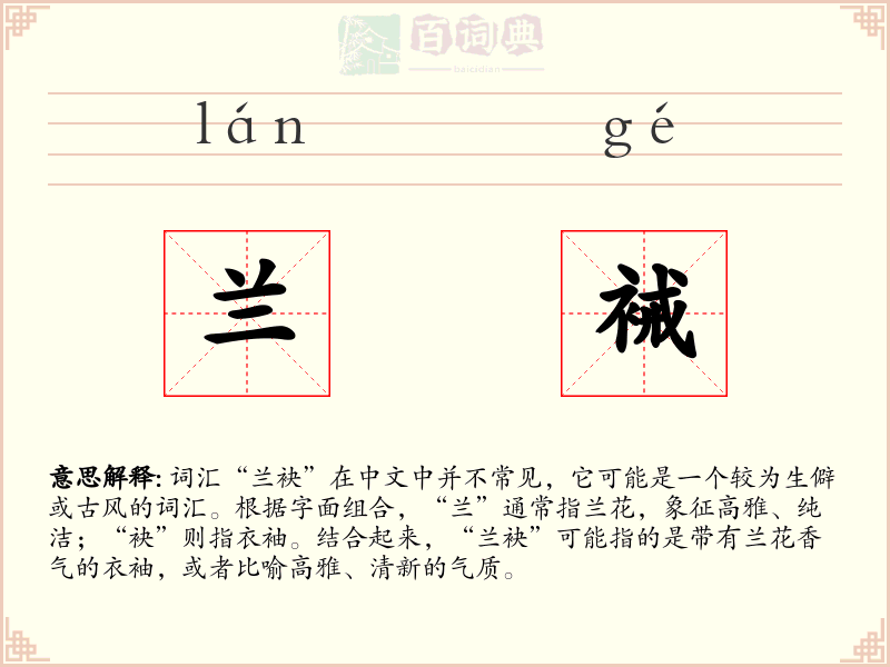 兰裓