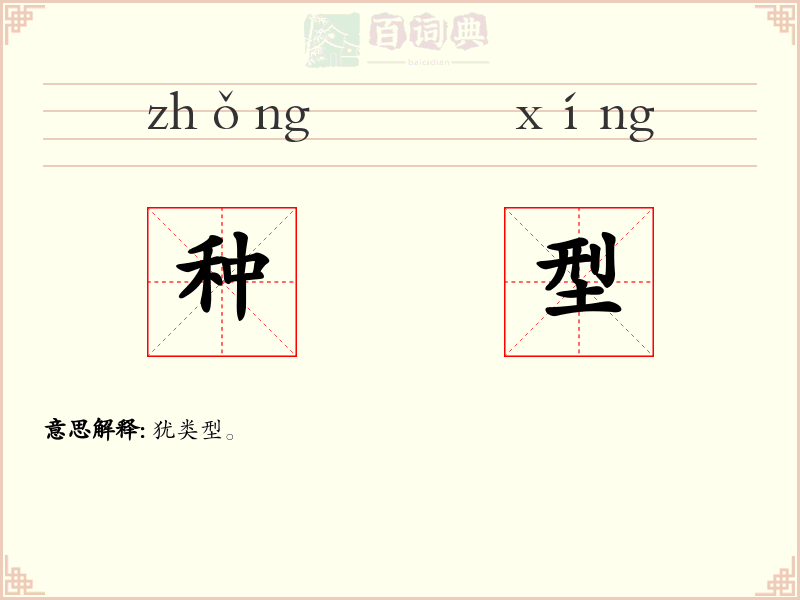 种型