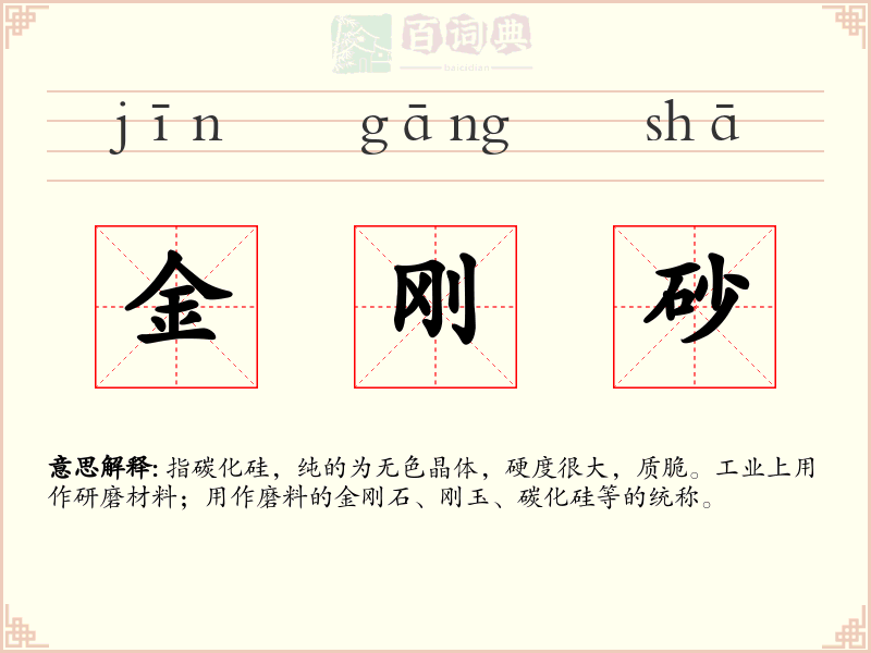金刚砂