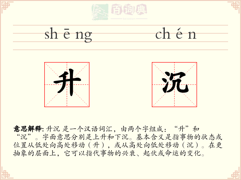 升沉