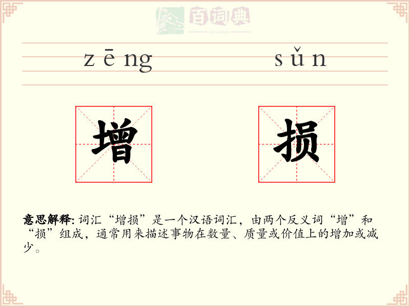 增损