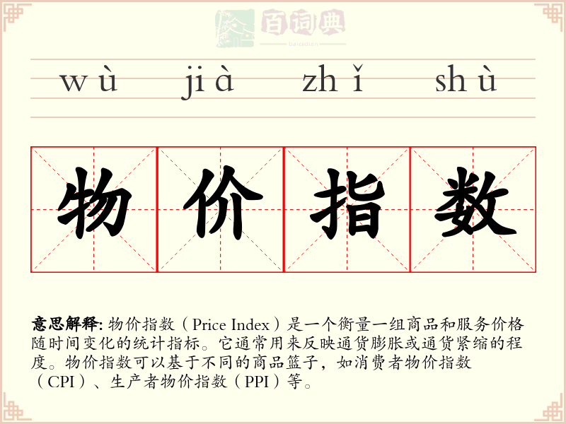 物价指数