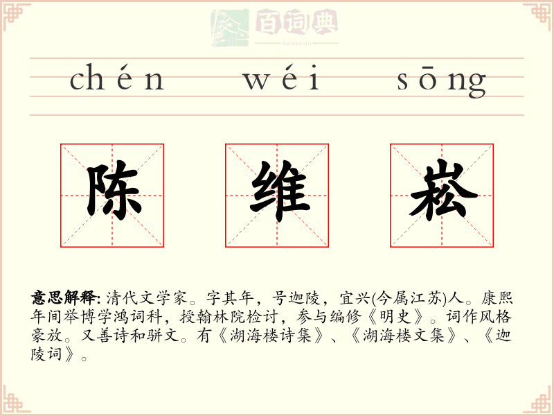陈维崧