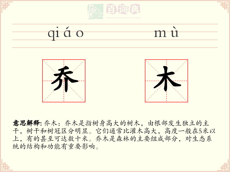 乔木