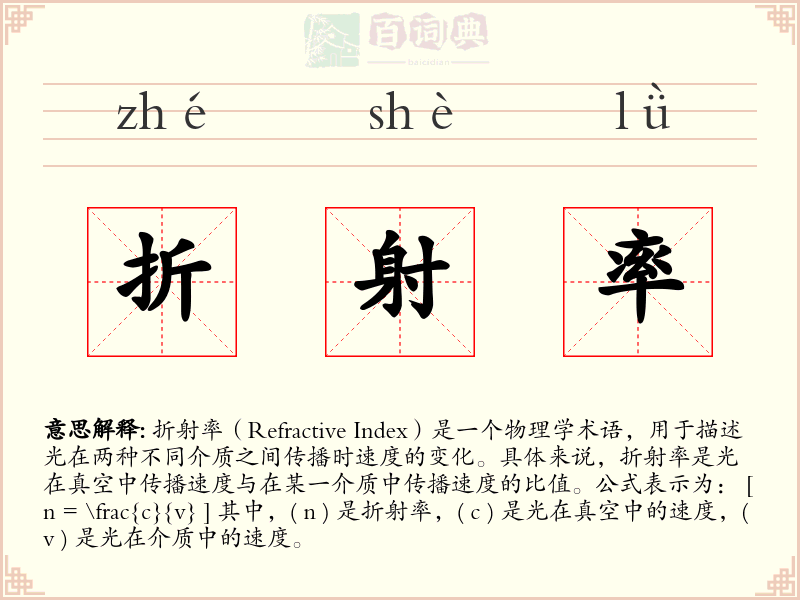 折射率