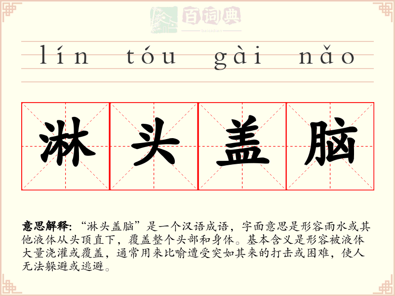 淋头盖脑