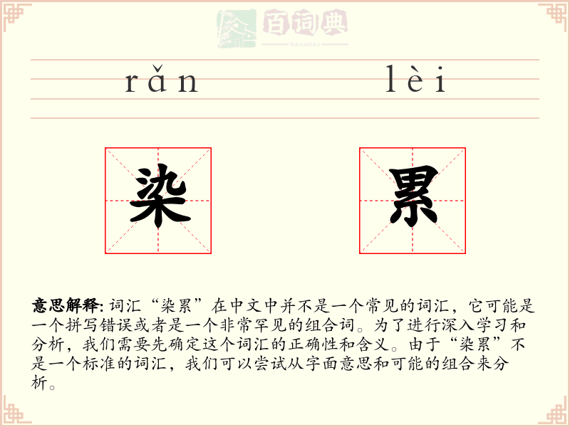 染累