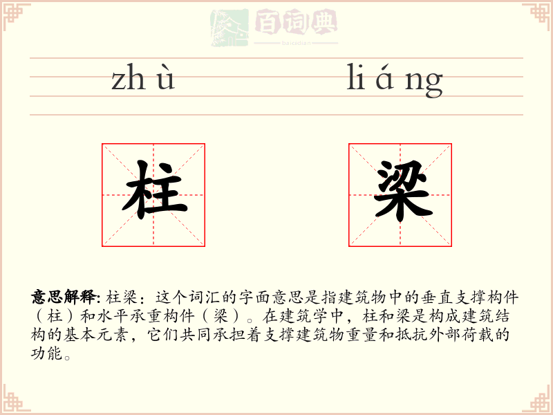 柱梁