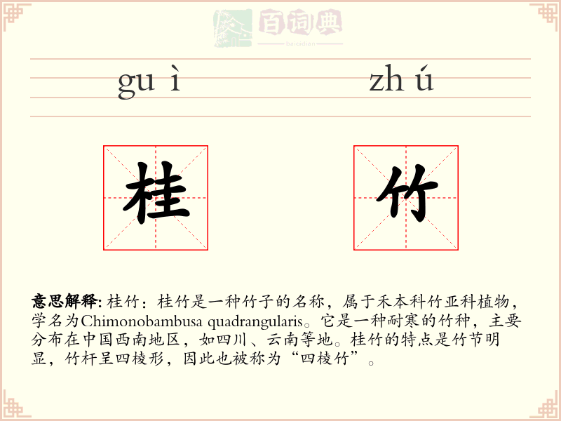 桂竹
