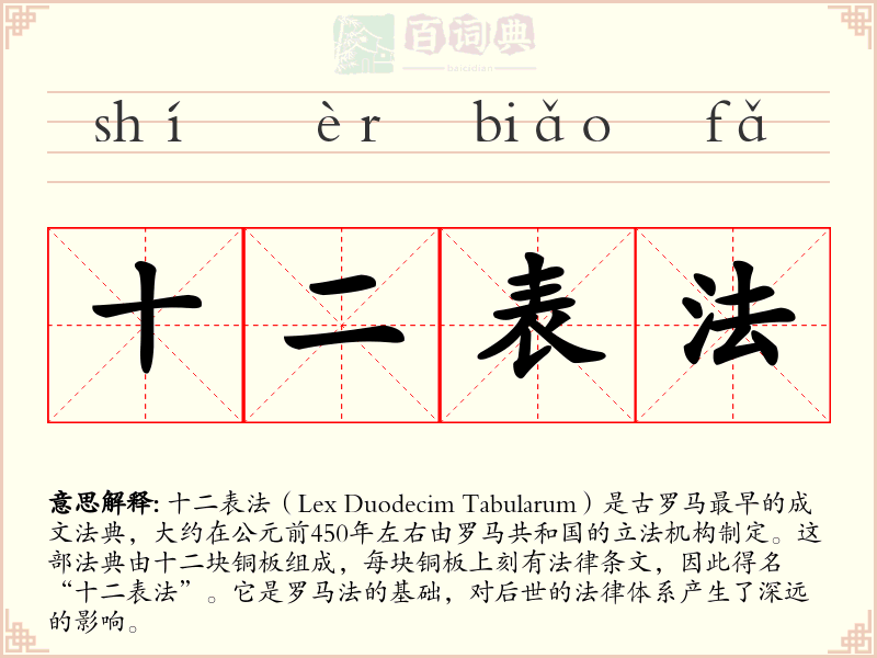 十二表法