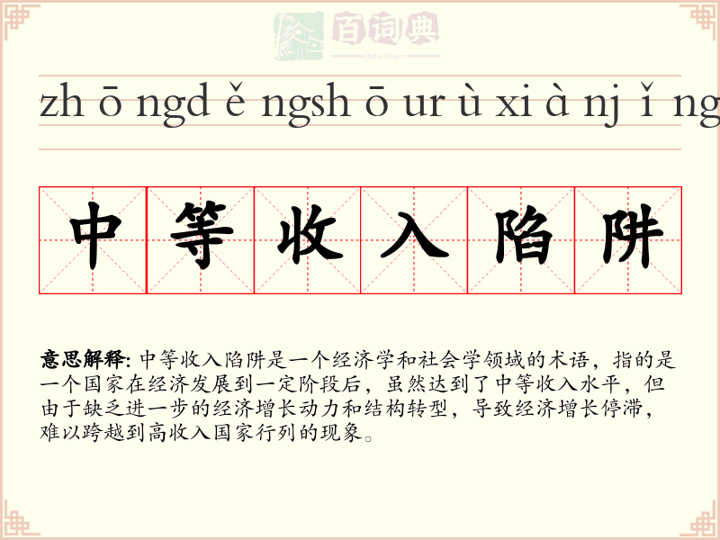 中等收入陷阱