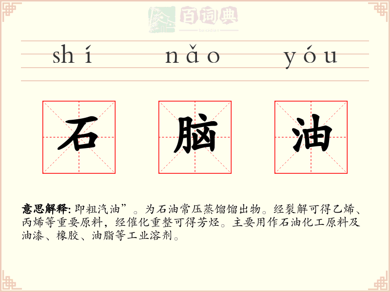 石脑油