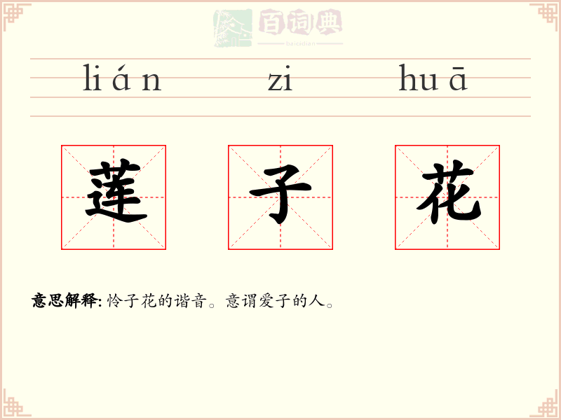 莲子花