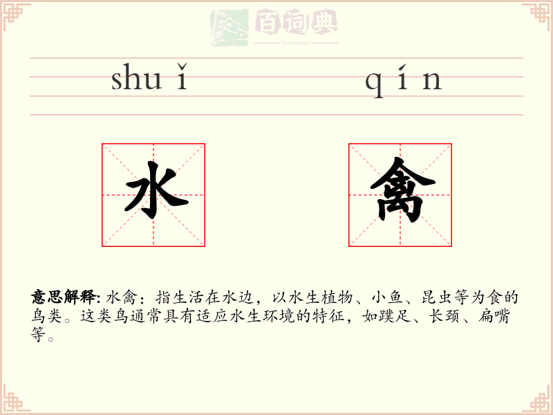 水禽