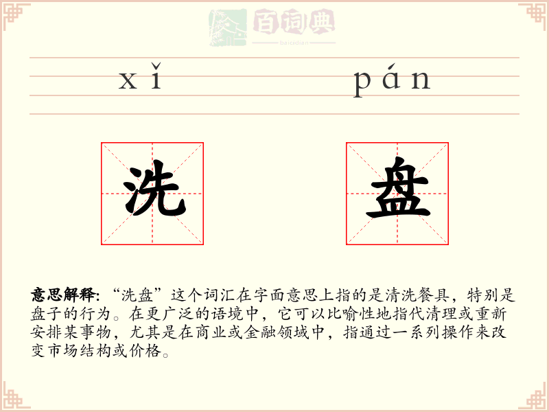 洗盘