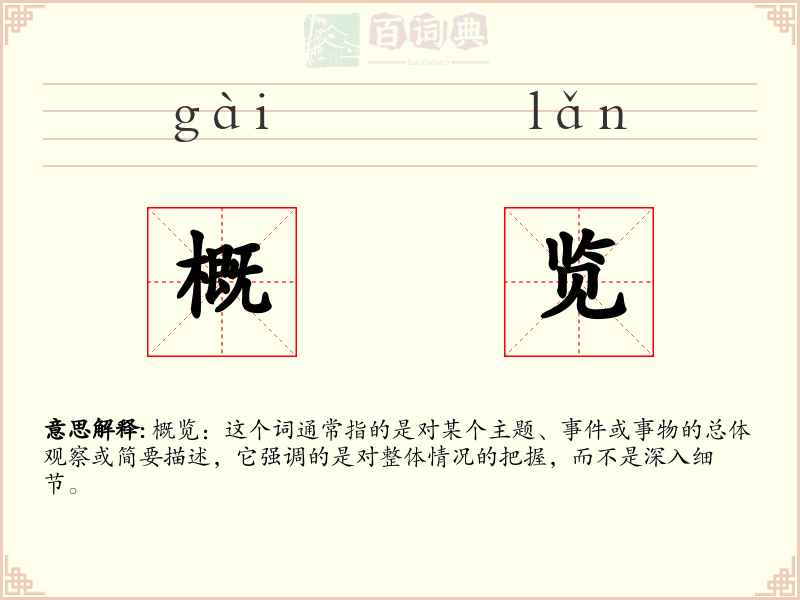 概览