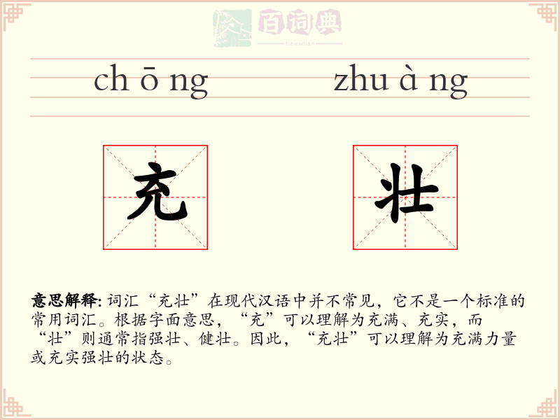 充壮