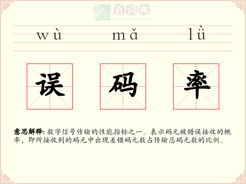 误码率