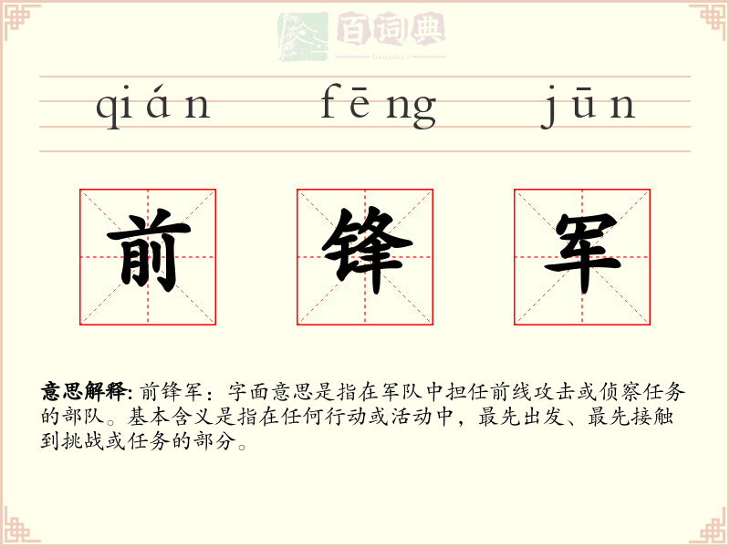前锋军