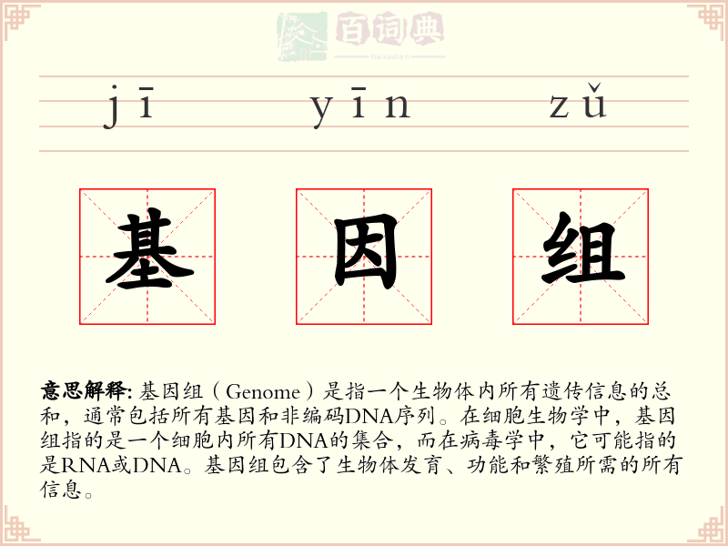 基因组