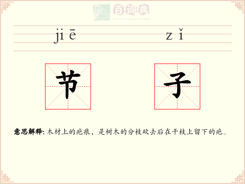 节子