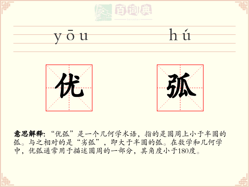 优弧