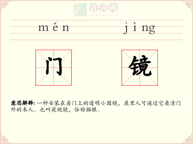 门镜